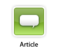 Blog article logo