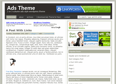 Ads Theme WordPress theme thumbnail Ads Theme WordPress theme thumbnail