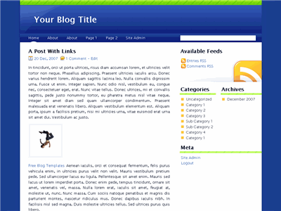 Fresh WordPress theme thumbnail