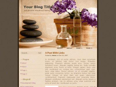 Spa Treatment WordPress theme thumbnail