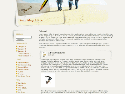 The Journey WordPress theme thumbnail