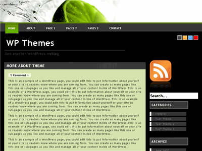 Wicked Lemon WordPress theme thumbnail