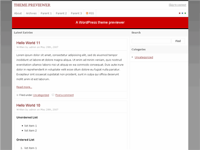 Wpdesigner7 WordPress theme thumbnail