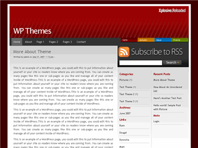 Xplosive Reloaded WordPress theme thumbnail