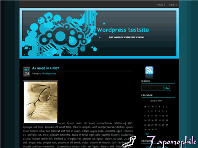 Mush Blue WordPress theme thumbnail