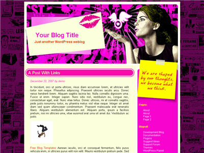 Flying Kiss WordPress theme thumbnail