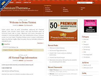 Influence WordPress theme thumbnail