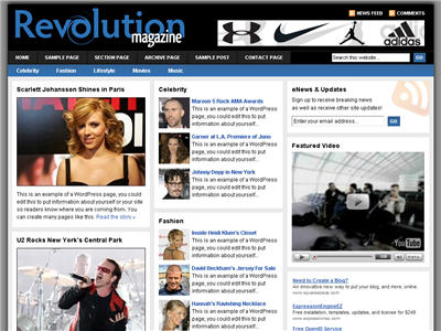 Revolution Magazine WordPress theme thumbnail