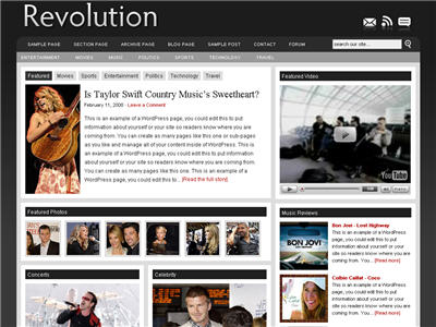 Revolution Pro Media WordPress theme thumbnail
