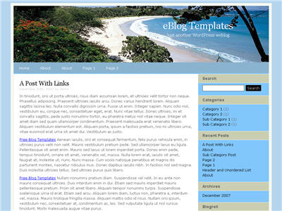 Premium Travel WordPress theme thumbnail