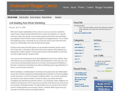 Andreas04 Blogger template thumbnail