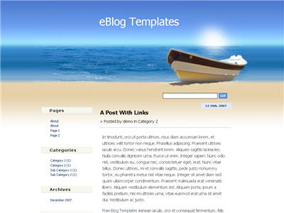 Boat WordPress theme thumbnail