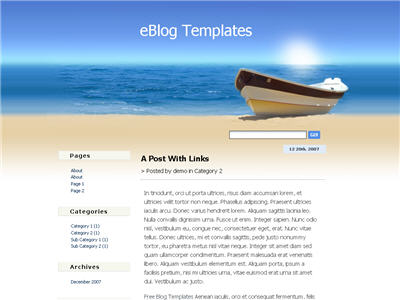 Boat WordPress theme thumbnail Boat WordPress theme thumbnail
