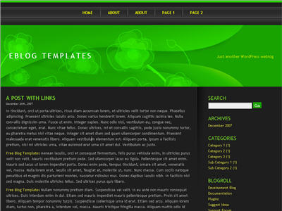 Green Mile WordPress theme thumbnail