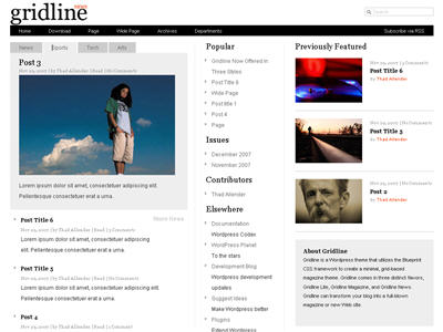 Gridline News WordPress theme thumbnail
