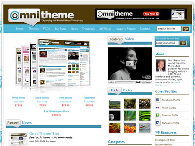 Omni WordPress theme thumbnail