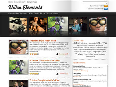 Video Elements WordPress theme thumbnail