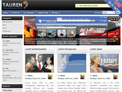 Tauren Pro WordPress theme thumbnail
